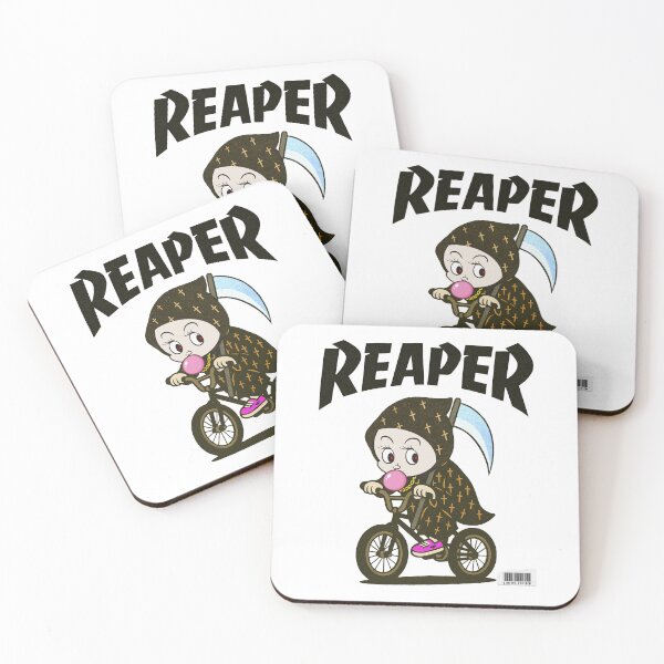 Item preview, Intern Grim  Reaper　bubble gum!　street logo Black font designed and sold by YellowMagicJP.