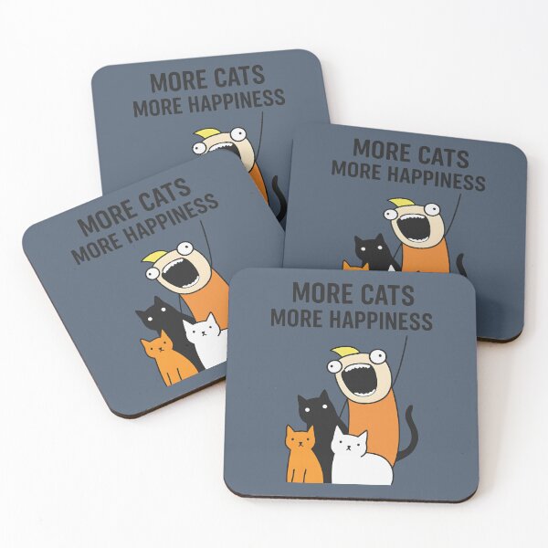 Item preview, More Cats More Happiness   designed and sold by HowToCanadian.