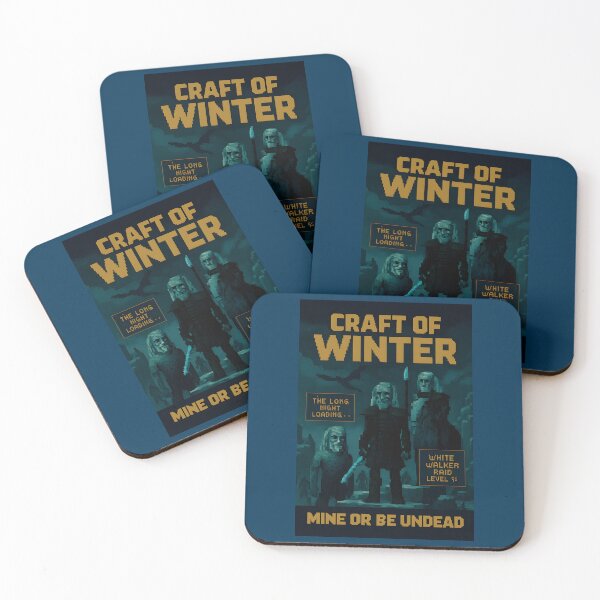 Item preview, Craft of Winter – Pixel Art Poster designed and sold by WhisperFrame.