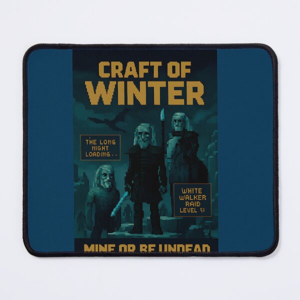 Item preview, Craft of Winter – Pixel Art Poster designed and sold by WhisperFrame.