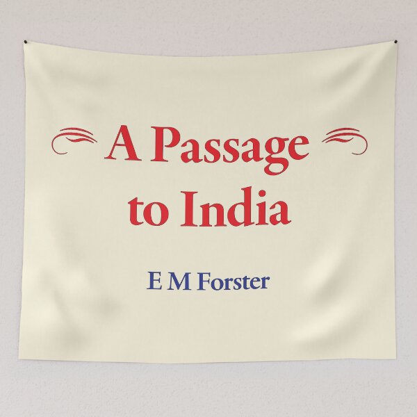 Item preview, E M Forster, A Passage to India, English Author, Classic Literature designed and sold by CharlottePlaceArt.