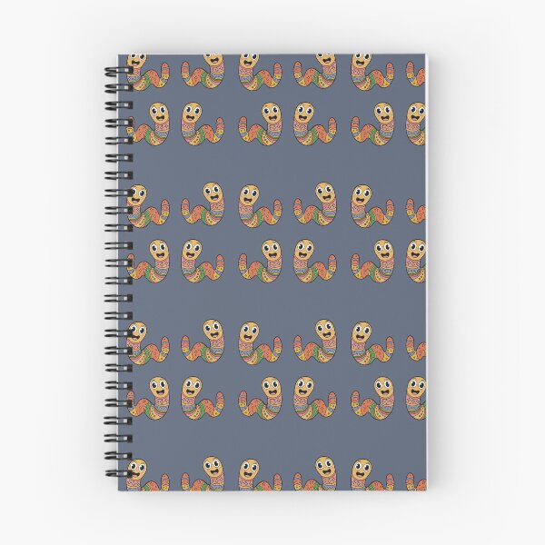 Item preview, Smiling Boho Earthworms – Happy Psychedelic Worms designed and sold by emilianaka.