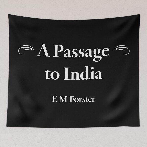Item preview, E M Forster, A Passage to India, English Author, Classic Literature designed and sold by CharlottePlaceArt.