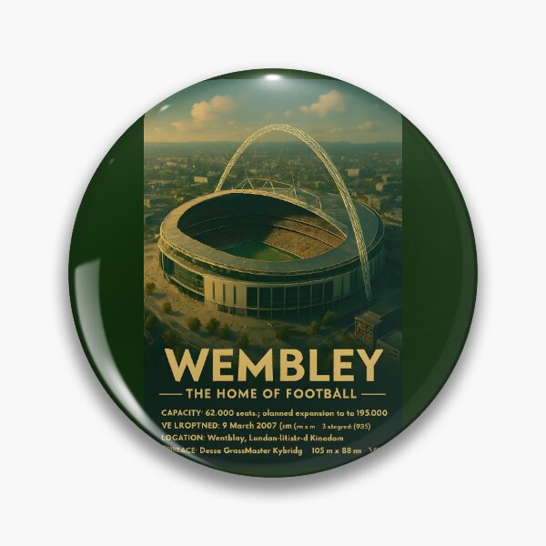 Item preview, Wembley Stadium – London Twilight Aerial Poster designed and sold by WhisperFrame.