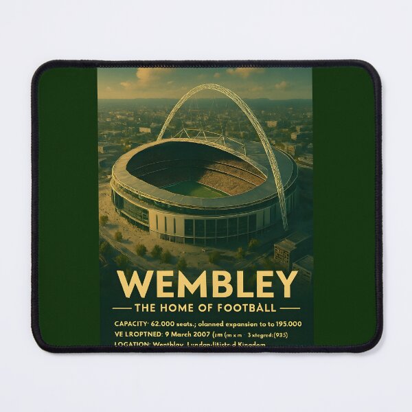 Item preview, Wembley Stadium – London Twilight Aerial Poster designed and sold by WhisperFrame.