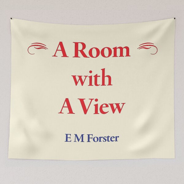 Item preview, E M Forster, A Room with a View, English Author, Classic Literature designed and sold by CharlottePlaceArt.