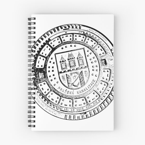 Item preview, Manhole Street Cover Prague Czech Republic designed and sold by surgedesigns.