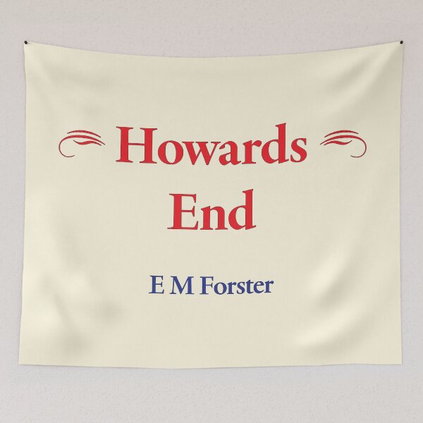Item preview, E M Forster, Howard’s End, English Author, Classic Literature designed and sold by CharlottePlaceArt.