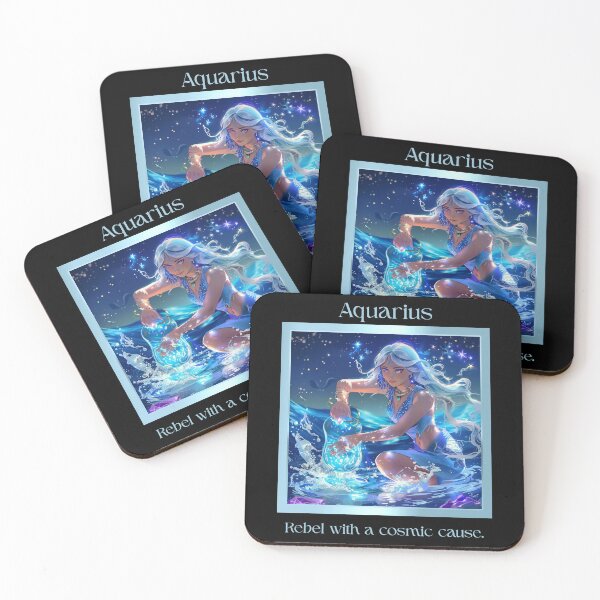 Item preview, Aquarius Zodiac – Rebel with a Cosmic Cause designed and sold by Zodilite.