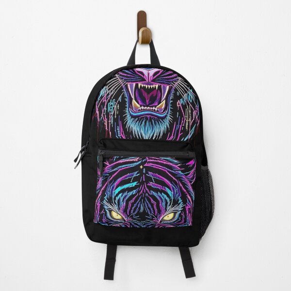 Item preview, Neon Roaring Tiger Silhouette designed and sold by Zenthosprint.