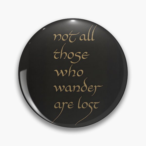 Item preview, Tengwar Calligraphy – Not All Those Who Wander Are Lost designed and sold by WhisperFrame.