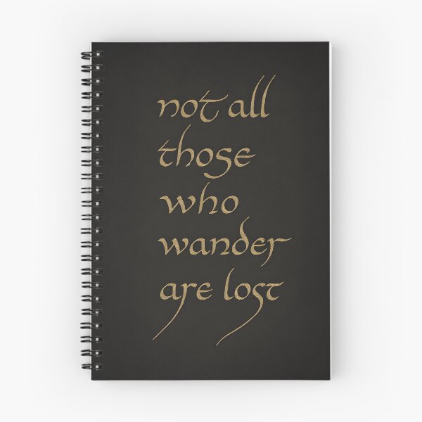 Item preview, Tengwar Calligraphy – Not All Those Who Wander Are Lost designed and sold by WhisperFrame.
