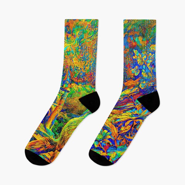 Item preview, Mystic Feline Beneath Swirling Painted Skies designed and sold by blackhalt.