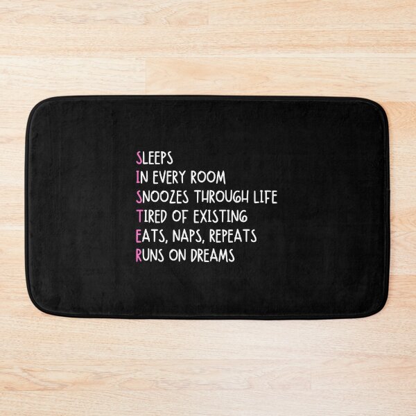 Item preview, SISTER - funny sister quotes designed and sold by mimiscreativity.