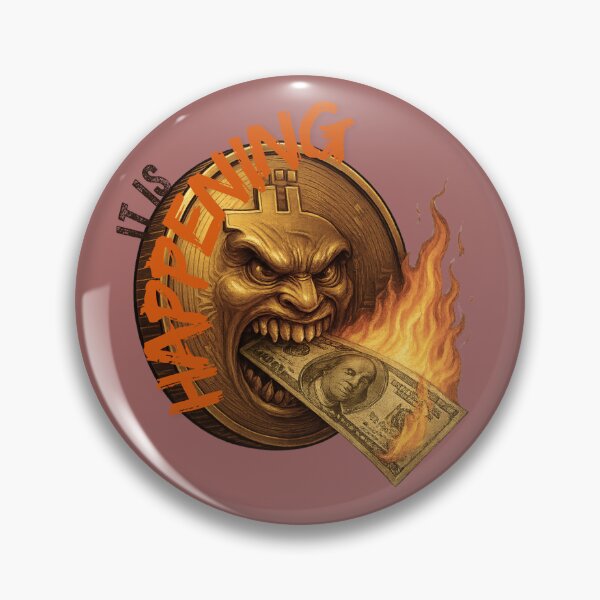 Item preview, Make Fiat Cry, Bitcoin Will Rise / Bold Crypto t-shirt design designed and sold by K0815O.