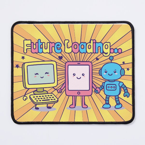 Item preview, Future Loading - Kawaii Computer, Tablet and Robot designed and sold by PCStudio57.