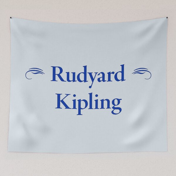 Item preview, Rudyard Kipling, English Journalist, Novelist and Poet, Classic Literature designed and sold by CharlottePlaceArt.