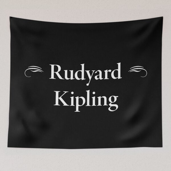 Item preview, Rudyard Kipling, English Journalist, Novelist and Poet, Classic Literature designed and sold by CharlottePlaceArt.
