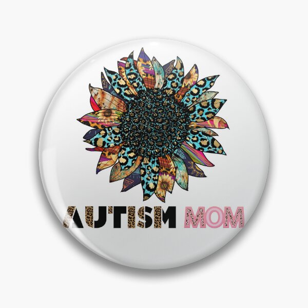 Item preview, Autism Mom with Sunflower – Proud Autism Awareness Design designed and sold by MKShop91.