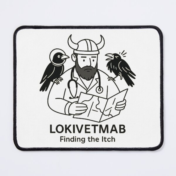 Item preview, Lokivetmab - Finding The itch designed and sold by Farbenmieze.