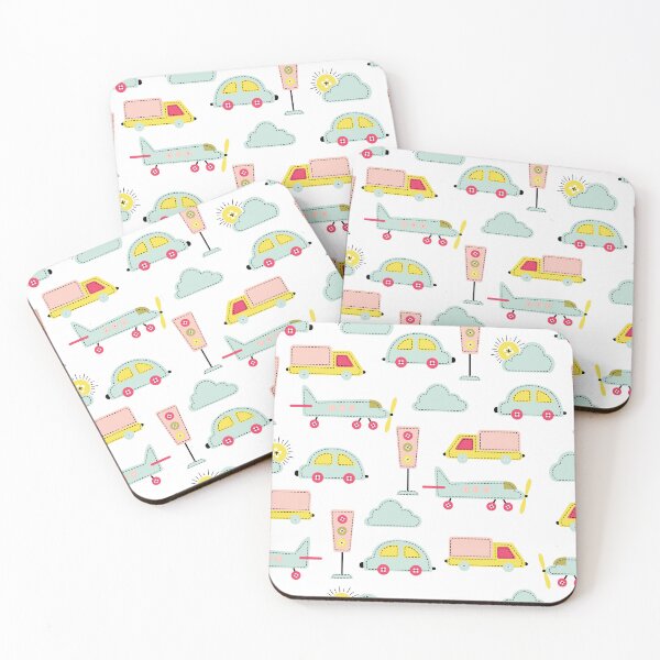 Item preview, Cute Embroidered Transports designed and sold by Farissa Designs.
