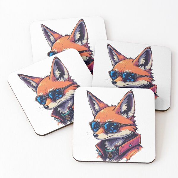 Item preview, Cyberpunk fox  designed and sold by DigitalArtTK.