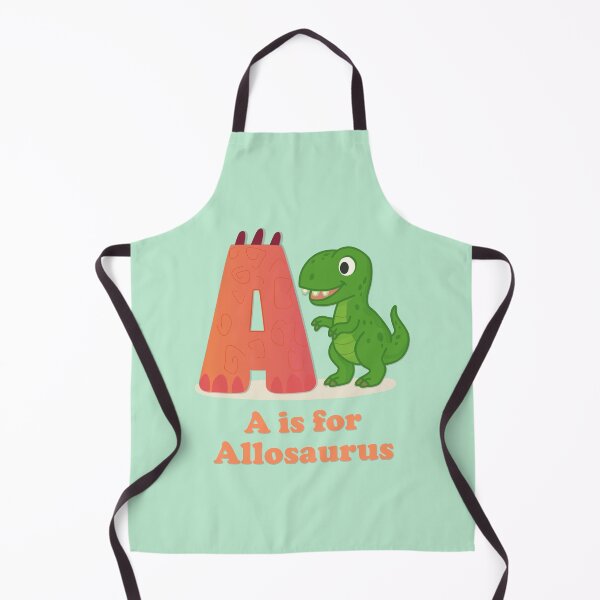 Item preview, A is for Allosaurus Dinosaur Alphabet Poster | Cute Kids Room Wall Art designed and sold by FilizDesigner.