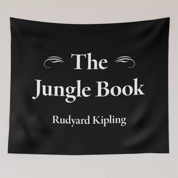 Item preview, Rudyard Kipling, The Jungle Book, Classic Literature designed and sold by CharlottePlaceArt.