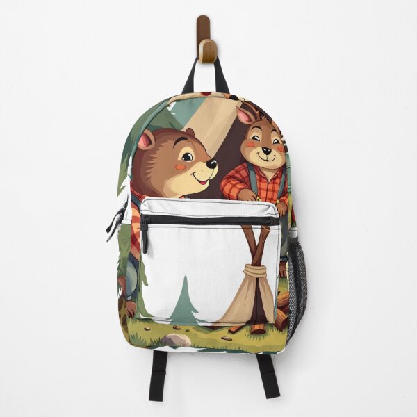Item preview, Cute Forest Animals Camping Together Around Campfire in Front of Tent Illustration designed and sold by Mimoshi ⭐⭐⭐⭐⭐.