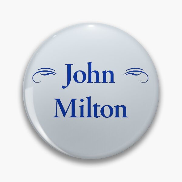 Item preview, John Milton, English Poet, Classic Literature designed and sold by CharlottePlaceArt.