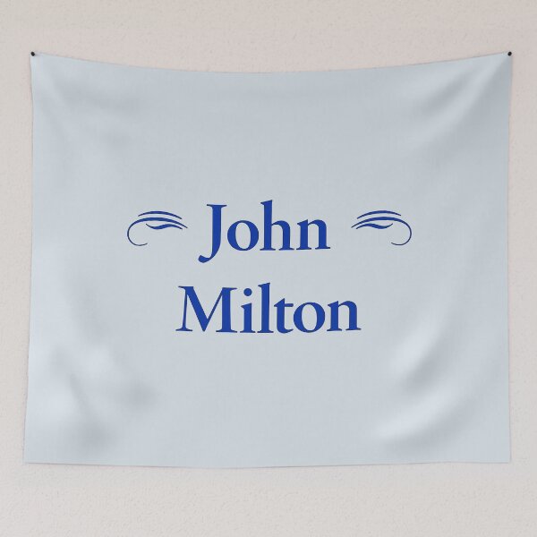 Item preview, John Milton, English Poet, Classic Literature designed and sold by CharlottePlaceArt.