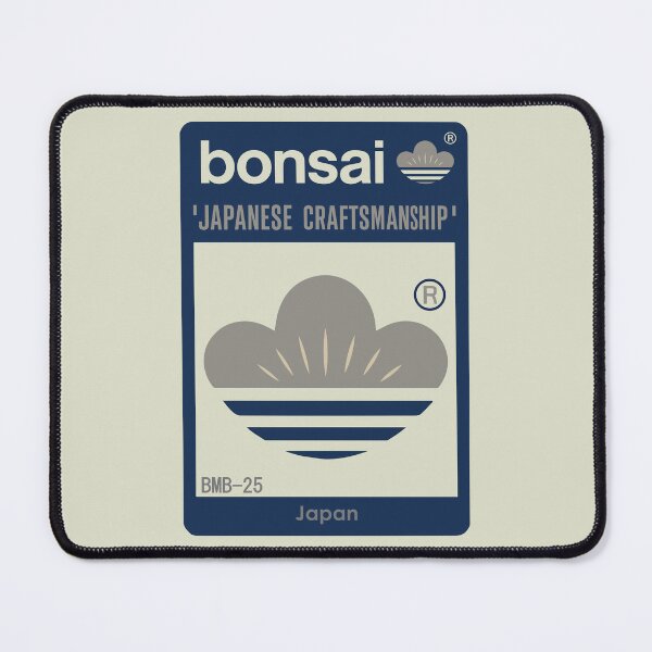 Item preview, Bonsai Japanese Modern Crest Logo Classic Navy WabiSabi designed and sold by YellowMagicJP.