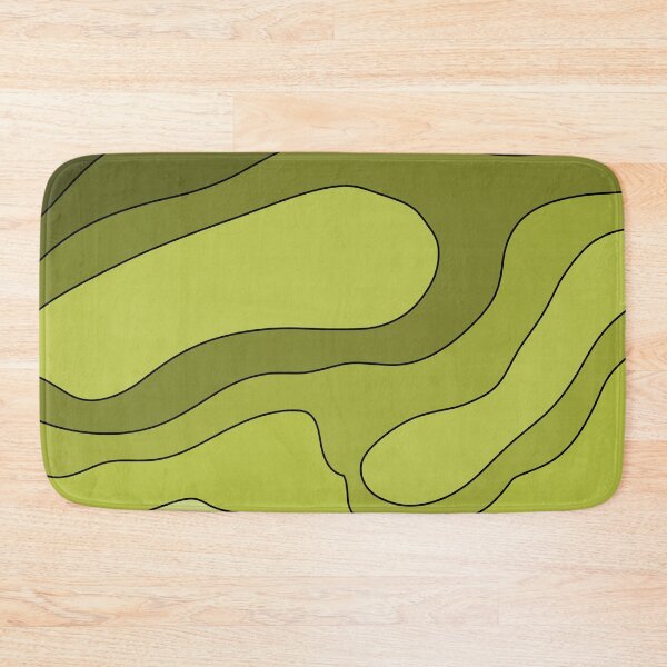 Item preview, Aesthetic green wave pattern  designed and sold by TAbstractDesign.