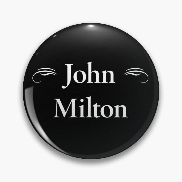 Item preview, John Milton, English Poet, Classic Literature designed and sold by CharlottePlaceArt.