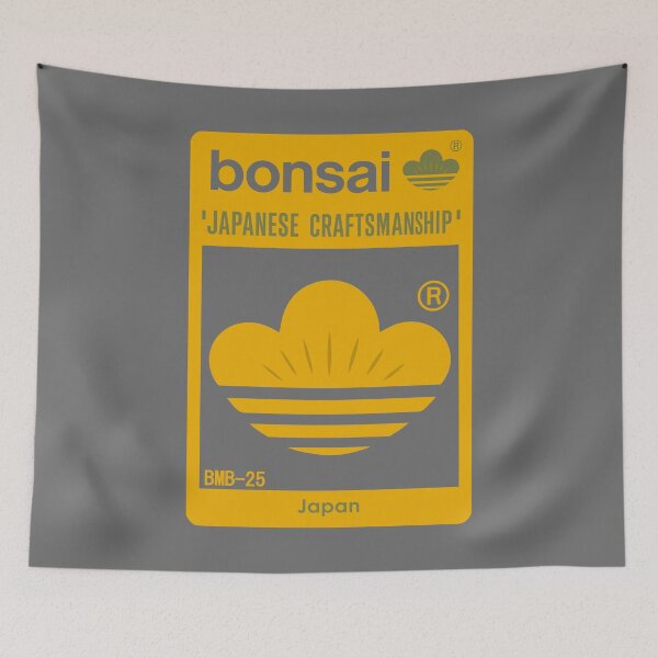 Item preview, Bonsai Japanese Crest Logo　Orange × gray designed and sold by YellowMagicJP.