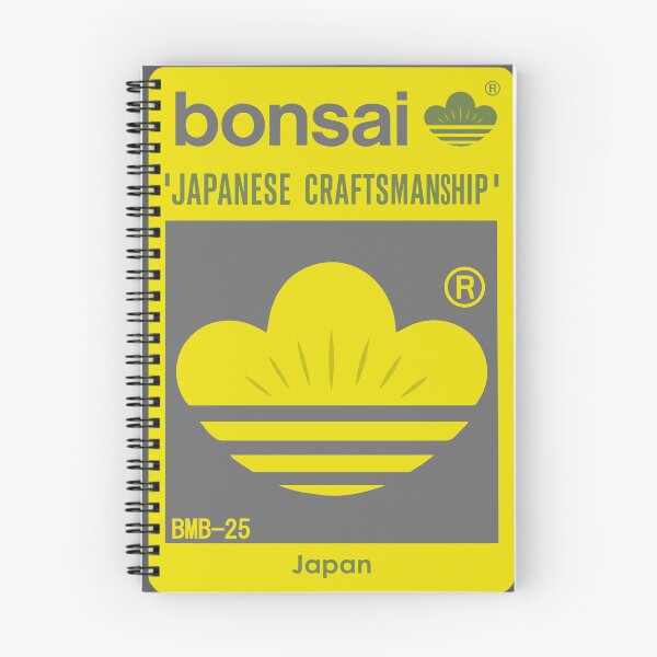 Item preview, Bonsai Japanese Crest Logo　lemon Yellow × gray designed and sold by YellowMagicJP.
