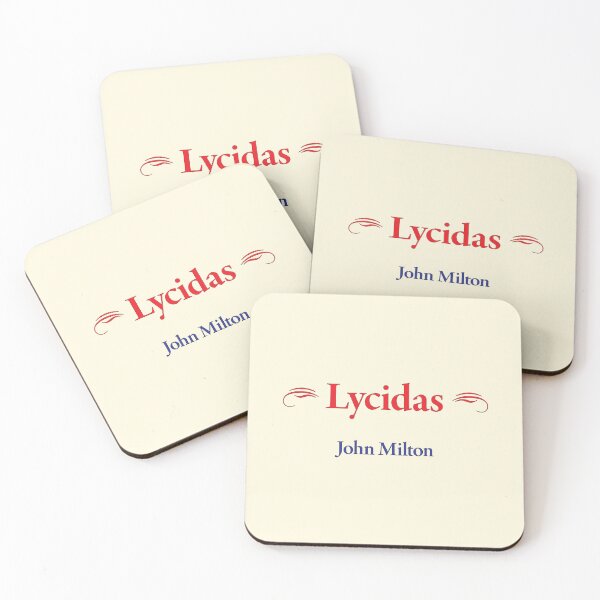 Item preview, John Milton, Lycidas, Classic Literature designed and sold by CharlottePlaceArt.