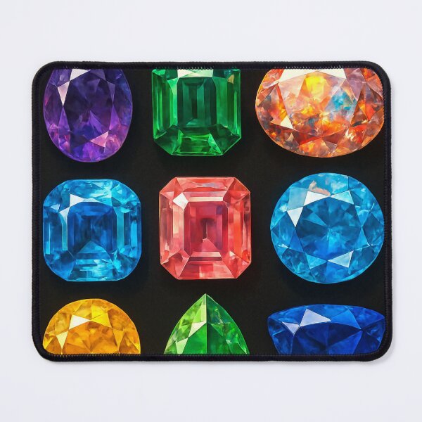 Item preview, Radiant gemstones in rows designed and sold by Sigtrix.