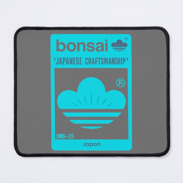 Item preview, Bonsai Japanese Crest Logo light blue × gray designed and sold by YellowMagicJP.
