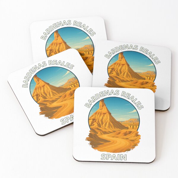 Item preview, Bardenas Reales Desert – Navarre Spain Landscape Illustration designed and sold by inkNext.