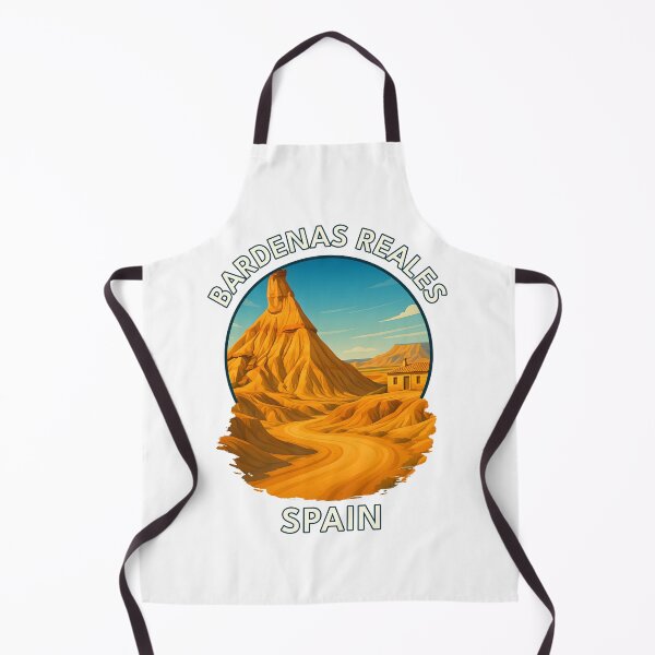 Item preview, Bardenas Reales Desert – Navarre Spain Landscape Illustration designed and sold by inkNext.