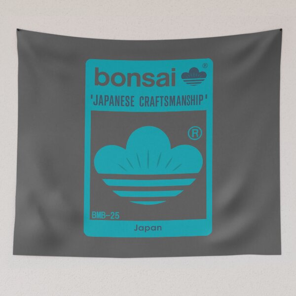 Item preview, Bonsai Japanese Crest Logo　Rust blue × gray designed and sold by YellowMagicJP.