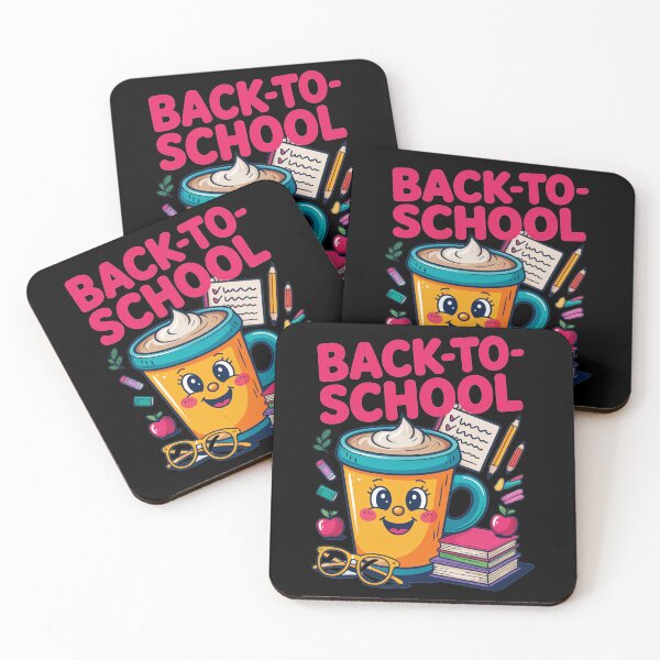 Item preview, Cute Back to School Coffee Cup Art designed and sold by MonkiFlipp.