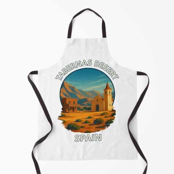 Item preview, Tabernas Desert – Almería Spain Landscape Illustration designed and sold by inkNext.