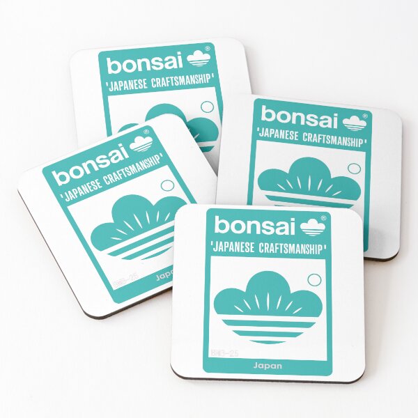 Item preview, Bonsai Japanese Crest Logo　pale green × White designed and sold by YellowMagicJP.