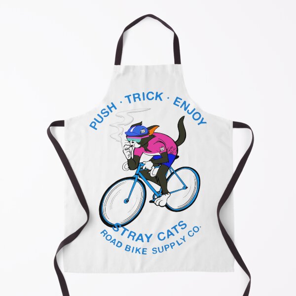 Item preview, STRAY CATS ROAD BIKE SUPPLLY CO. Black cat Pink x Navy designed and sold by YellowMagicJP.