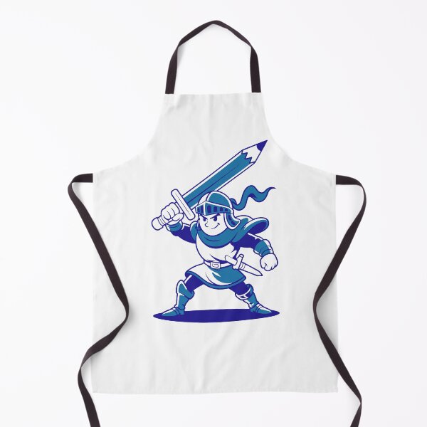 Item preview, Blue Knight with Pencil Sword Artwork designed and sold by MonkiFlipp.