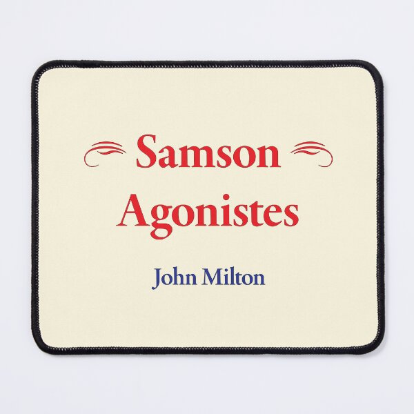 Item preview, John Milton, Samson Agonistes, Classic Literature designed and sold by CharlottePlaceArt.