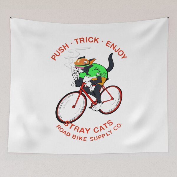 Item preview, STRAY CATS ROAD BIKE SUPPLLY CO.　Black cat　African Color designed and sold by YellowMagicJP.