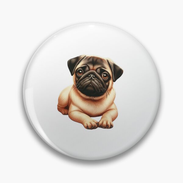 Item preview, Sitting Pug Dog  designed and sold by netz28.